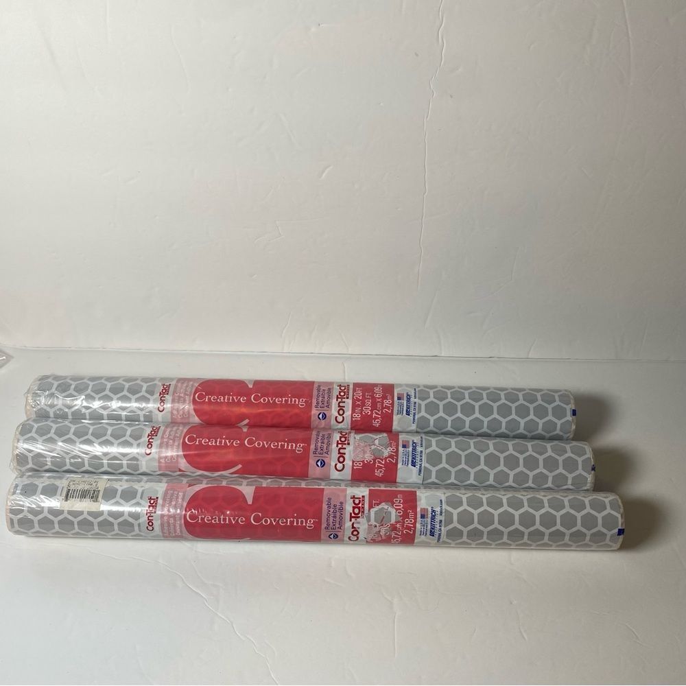 Con-Tact Creative Covering Adhesive/Removable Lining 3 Rolls Sealed